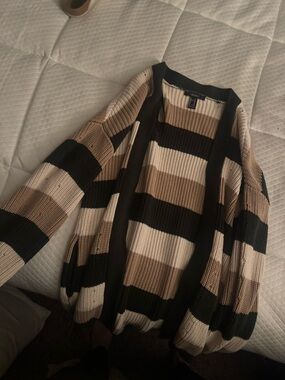 Striped cardigan